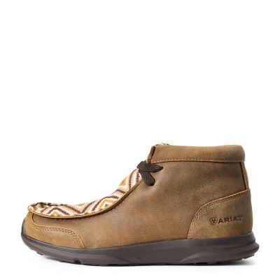 Ariat Spitfire Kahverengi / Bej Rengi Western Csizma Çocuk (25833-009)